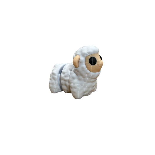 Sheep Jigglit – 3D Printed Articulated Sheep Toy | Flexible Fidget, Sensory | Collectible Gift for Kids & Adults - Articulated Toy - HL Designs - SKU - JIG - SHE