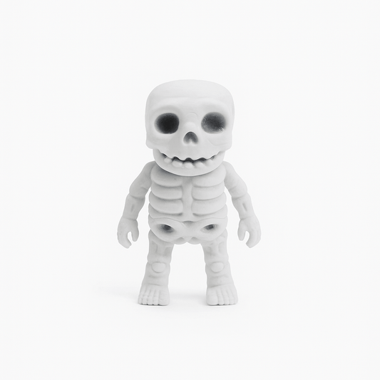 Skeleton Jigglit – 3D Printed Articulated Skeleton Toy | Flexible Fidget, Sensory | Collectible Gift for Kids & Adults - Articulated Toy - HL Designs - JIG-PLA-SKE