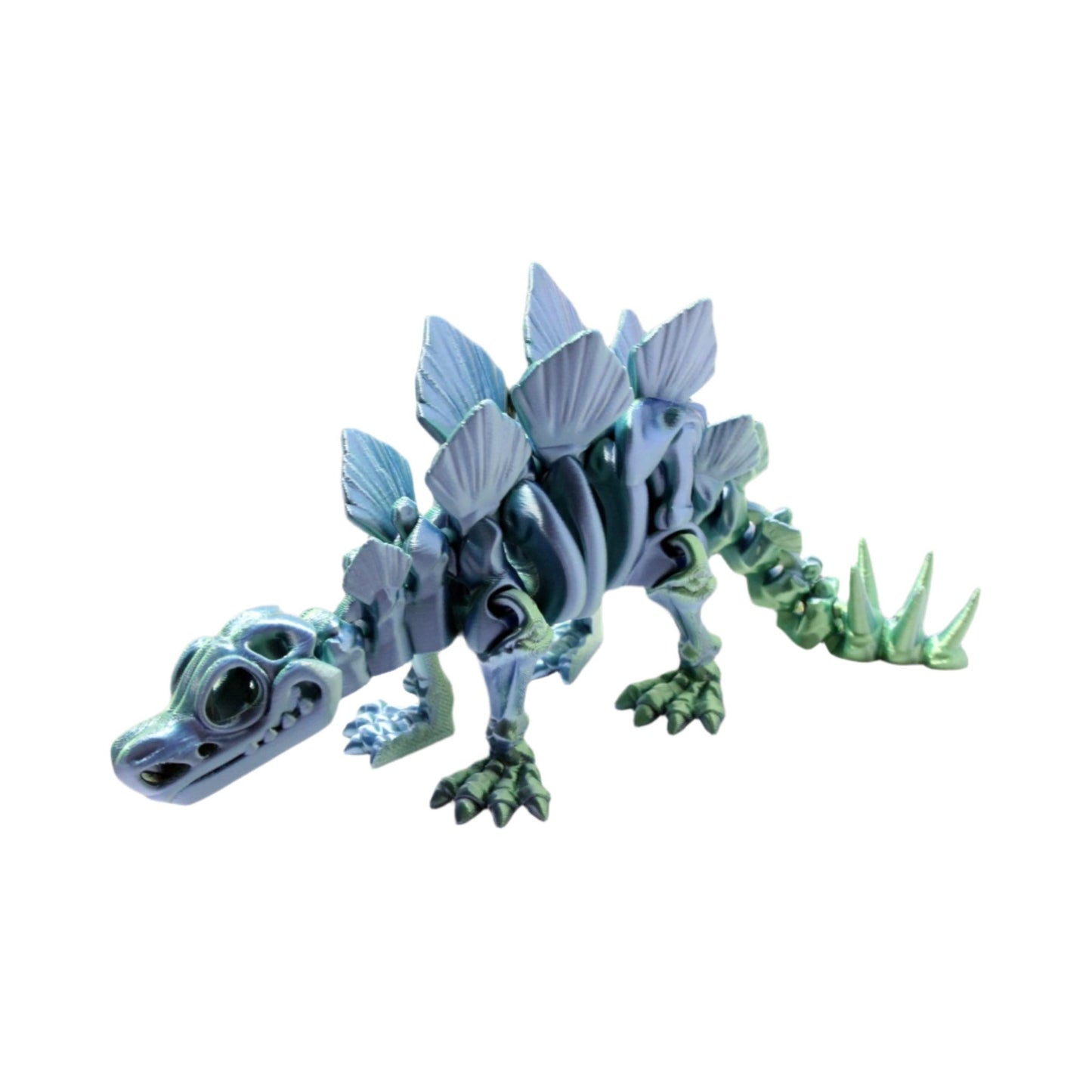 Skelly Stegosaurus - Articulated - HL Designs - STE - PLA - MED - BG