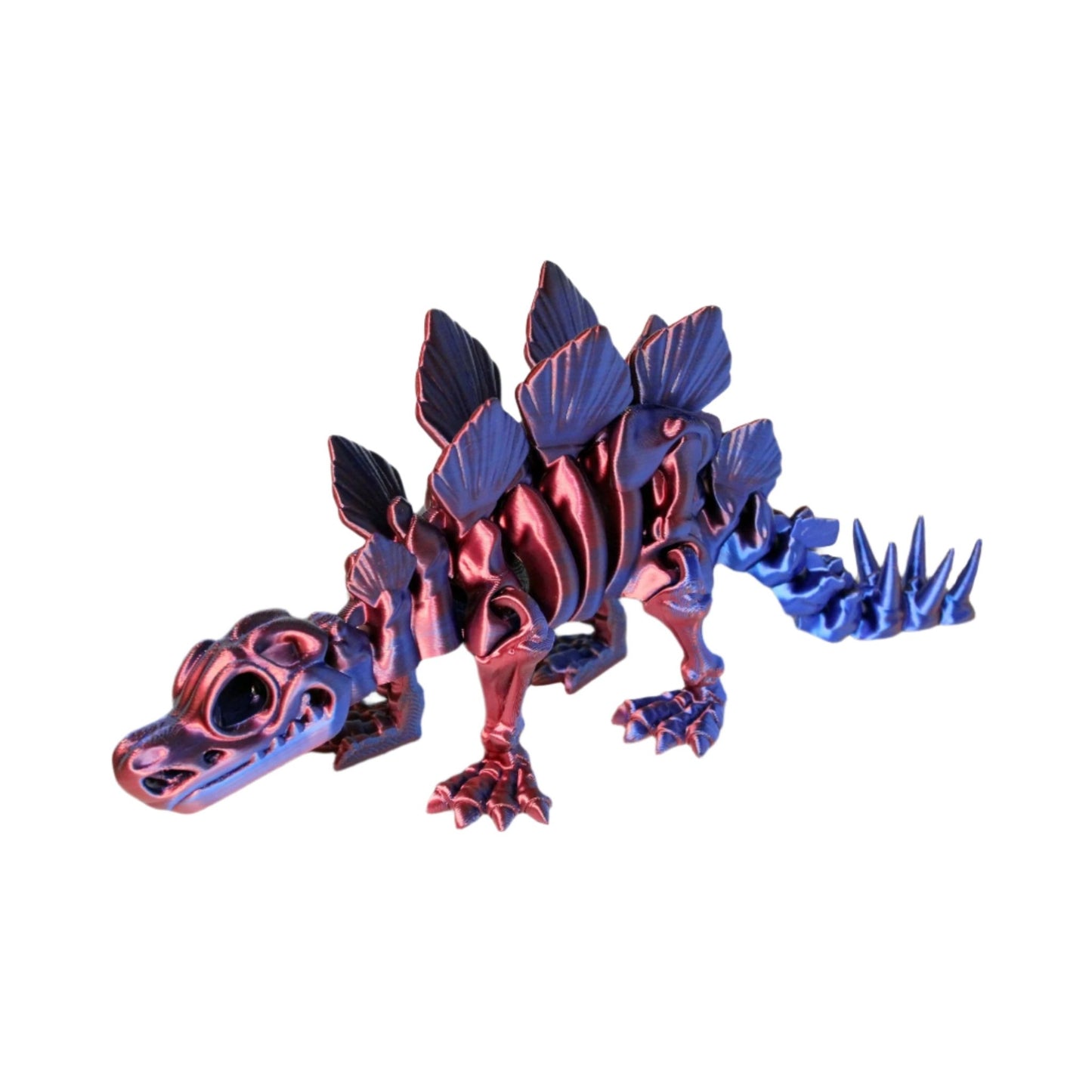 Skelly Stegosaurus - Articulated - HL Designs - STE - PLA - MED - BR