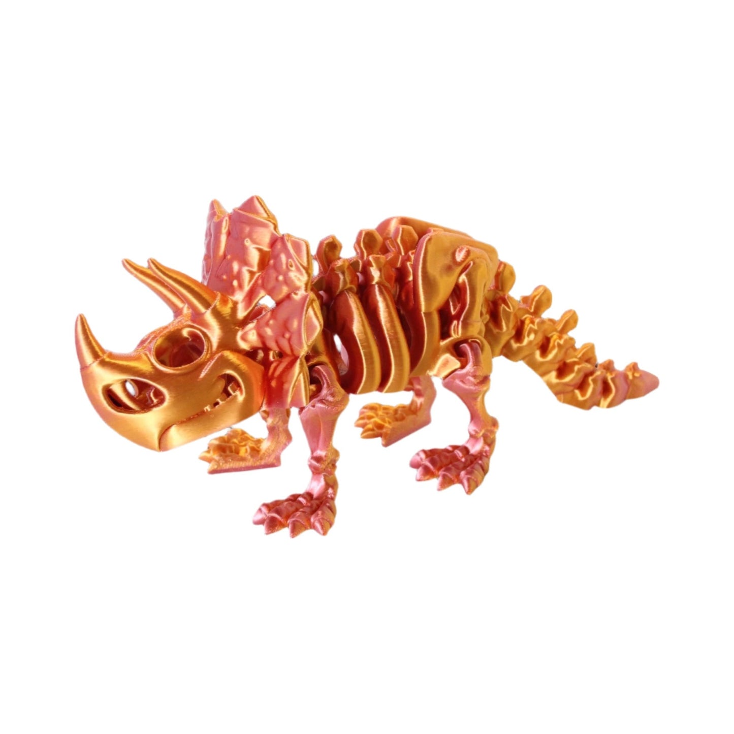 Skelly Triceratops - Articulated - HL Designs - TRI - PLA - MED - PG