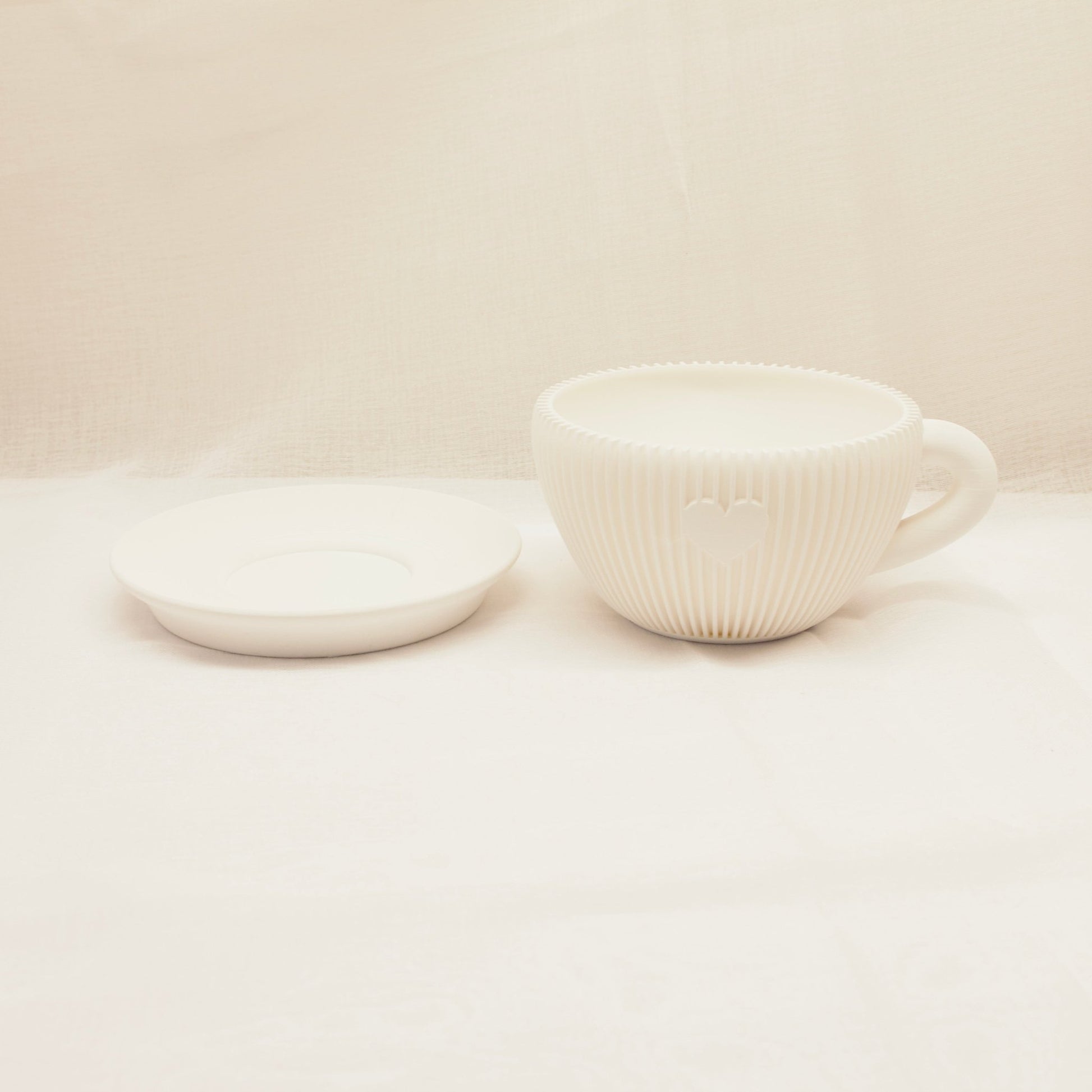 Tea Cup Planter - Planter - HL Designs - TCP - PLA - WHI