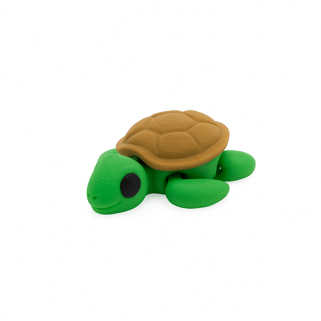 Turtle Jigglit – 3D Printed Articulated Turtle Toy | Flexible Fidget, Sensory | Collectible Gift for Kids & Adults - Articulated Toy - HL Designs - JIG-PLA-TUR