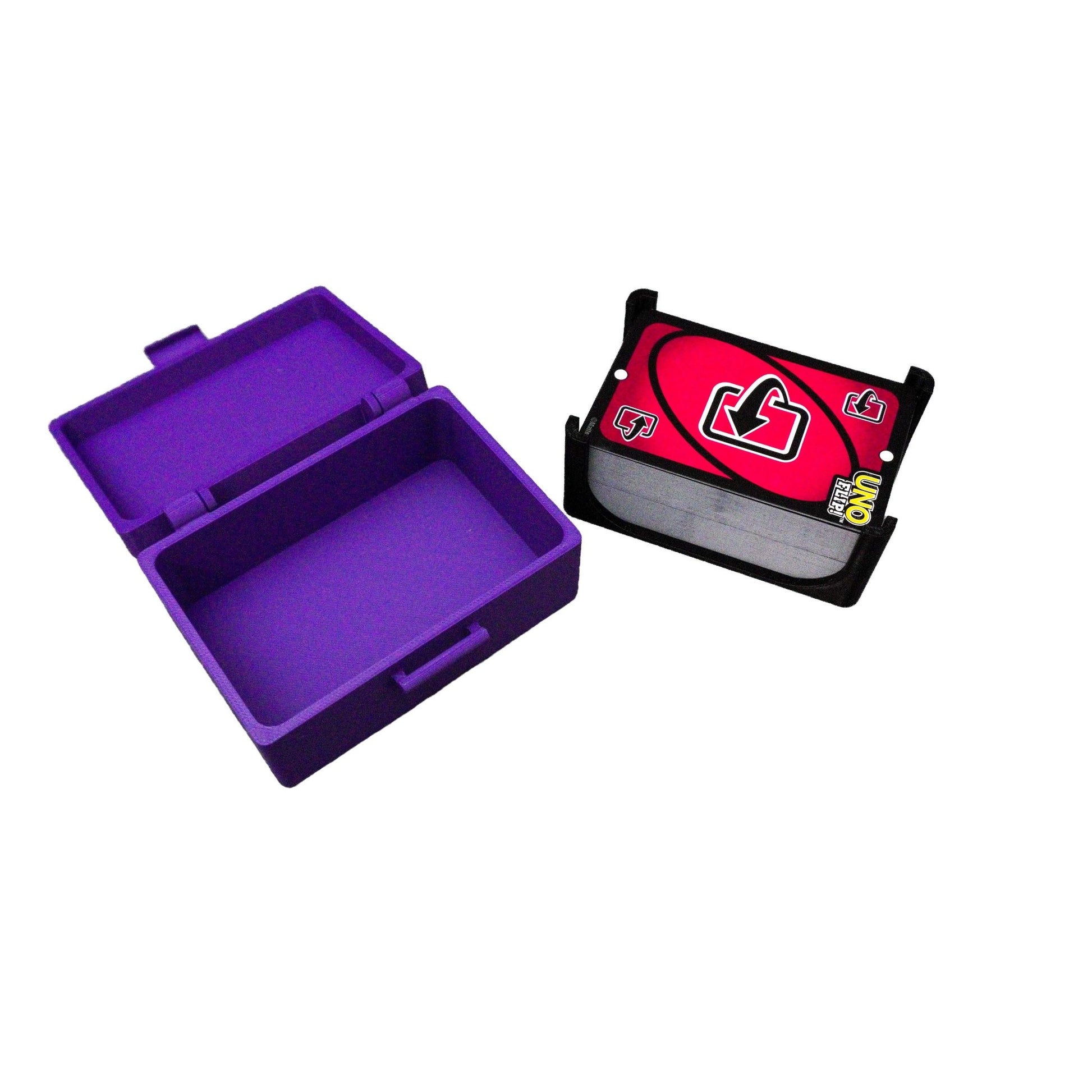 Uno Flip Card Box – Custom 3D Printed Card Holder | Durable Storage Case for Uno & Card Games - HL Designs - 