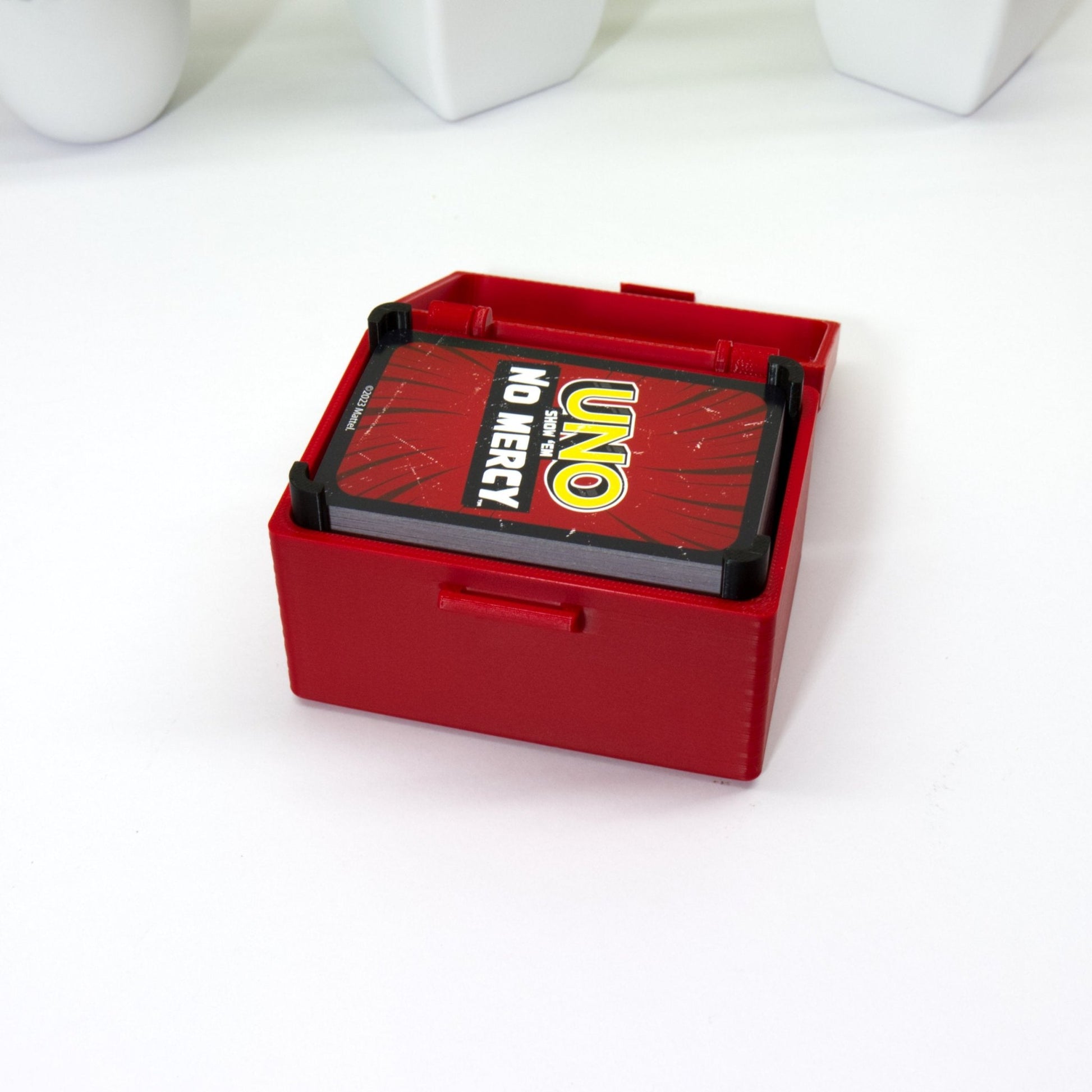 Uno No Mercy Card Box – Custom 3D Printed Card Holder | Durable Storage Case for Uno & Card Games - Box - HL Designs - SKU - UNO - NOM